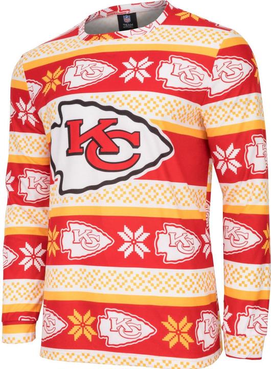 Produktbild Foco NFL Winter XMAS Pyjama Schlafanzug Kansas City Chiefs - S (S)