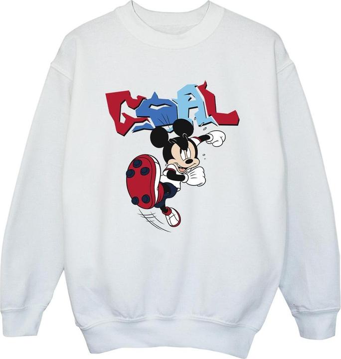 Disney Mickey Mouse Goal Striker Pose Sweatshirt Mädchen