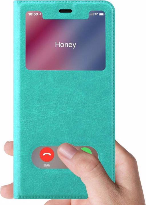 Actual product image Cadorabo Book with View double window cover (Apple iPhone XR)