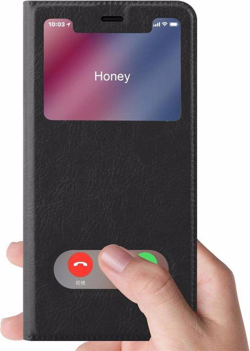 Actual product image Cadorabo Book with View double window cover (Apple iPhone XR)