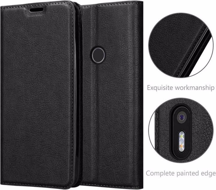 Productafbeelding Cadorabo Boek Onzichtbare Magneethoes (BQ Aquaris X5 Plus)