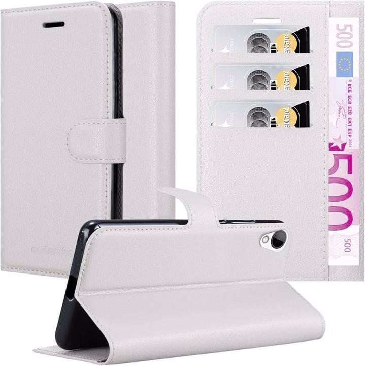 Actual product image Cadorabo Book with stand function cover (HTC Desire 10 Lifestyle, HTC Desire 825)