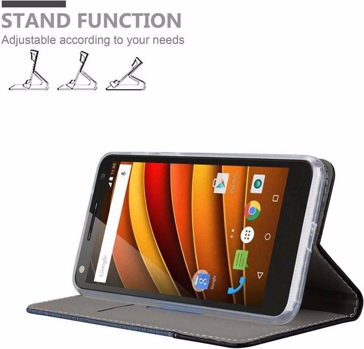 Productafbeelding Cadorabo Boek Jeans Optiek Cover (Motorola Moto X3)