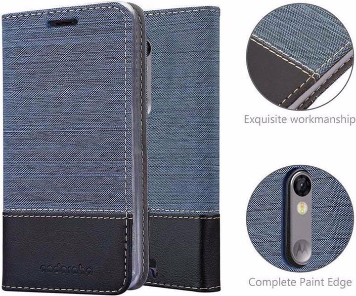 Productafbeelding Cadorabo Boek Jeans Optiek Cover (Motorola Moto X3)