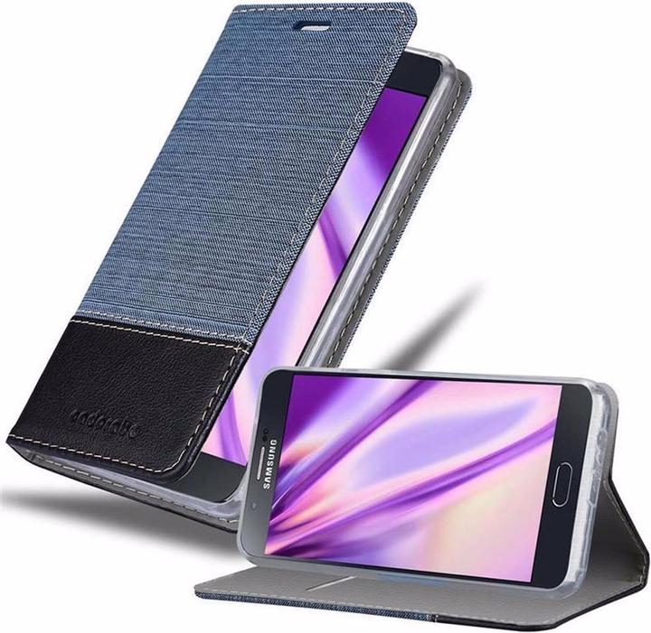 Actual product image Cadorabo Book Jeans Optics Cover (Samsung Galaxy A8 (2018))