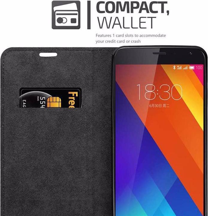 Productafbeelding Cadorabo Boek Onzichtbare Magneethoes (Meizu MX5)