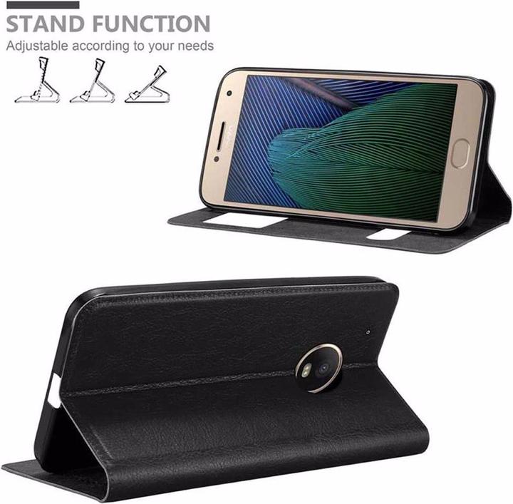 Productafbeelding Cadorabo Boek met Uitzicht Dubbele Raambedekking (Motorola Moto G5S Plus)