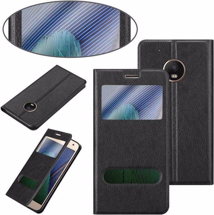 Productafbeelding Cadorabo Boek met Uitzicht Dubbele Raambedekking (Motorola Moto G5S Plus)
