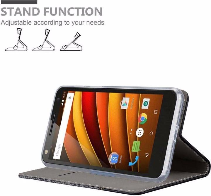 Image du produit Cadorabo Couverture look jeans Book (Motorola Moto X3)