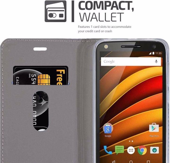 Image du produit Cadorabo Couverture look jeans Book (Motorola Moto X3)