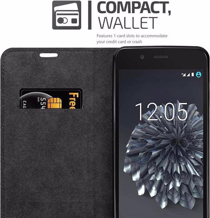 Produktbild Cadorabo Book Invisible Magnet Cover (BQ Aquaris X5 Plus)