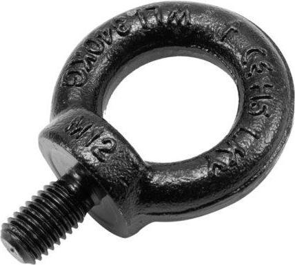 Produktbild Safetex Ringschraube M12/20mm, schwarz galvanisiert DIN 580