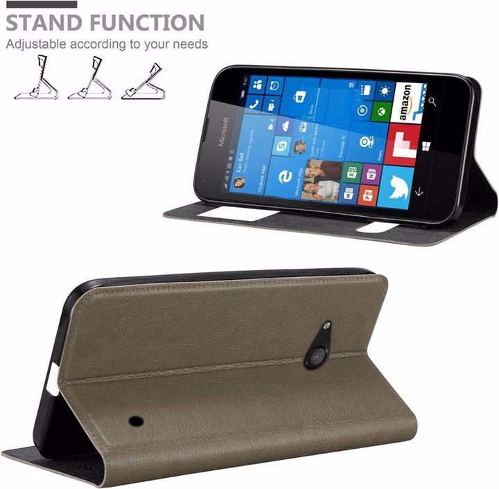 Produktbild Cadorabo Book mit View Doppelfenster Cover (Microsoft Lumia 550)