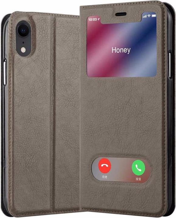 Produktbild Cadorabo Book mit View Doppelfenster Cover (Apple iPhone XR)