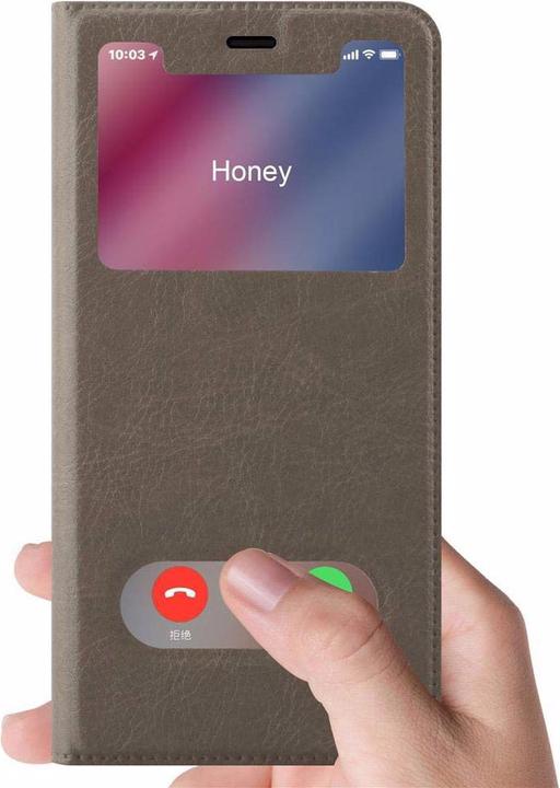 Produktbild Cadorabo Book mit View Doppelfenster Cover (Apple iPhone XR)