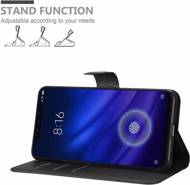 Actual product image Cadorabo Book with stand function cover (Mi 8 Pro)