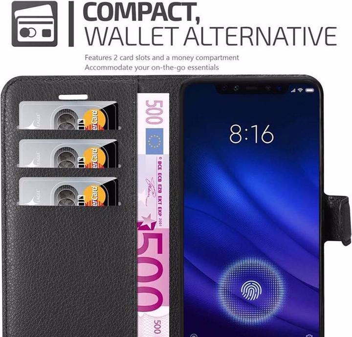 Actual product image Cadorabo Book with stand function cover (Mi 8 Pro)