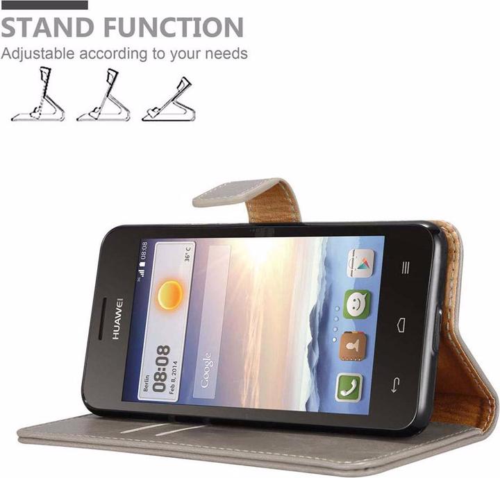 Actual product image Cadorabo Book Luxury Cover (Huawei Ascend Y330)