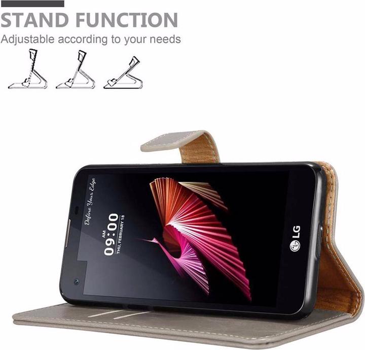 Actual product image Cadorabo Book Luxury Cover (LG X Screen)