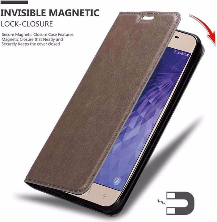 Productafbeelding Cadorabo Boek Onzichtbare Magneethoes (Samsung Galaxy J3 (2018))