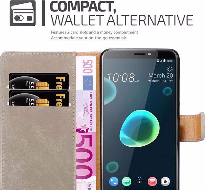 Image du produit Cadorabo Book Couverture de luxe (HTC Desire 12+)