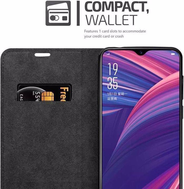 Productafbeelding Cadorabo Boek Onzichtbare Magneethoes (Oppo R17 Pro)