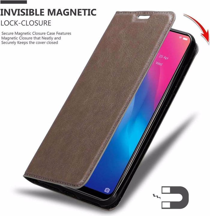 Productafbeelding Cadorabo Boek Onzichtbare Magneethoes (Vivo Y85)