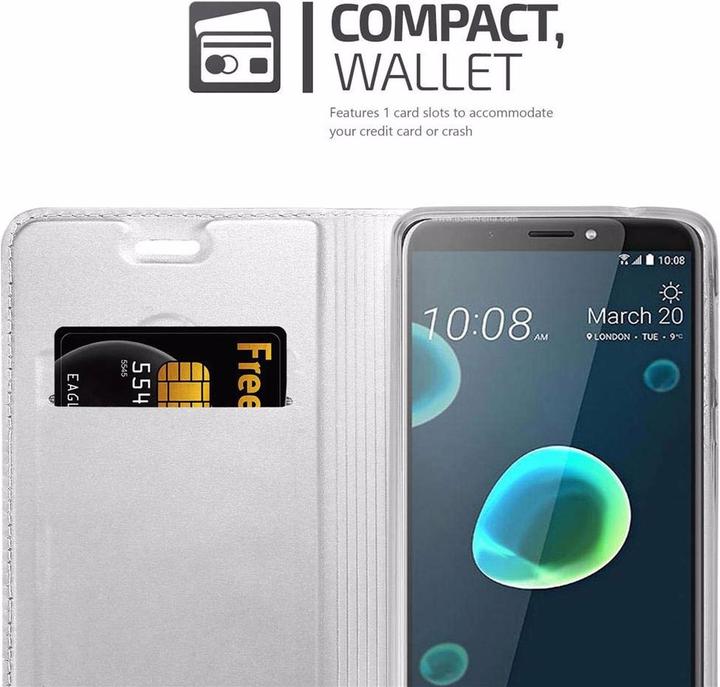 Produktbild Cadorabo Book Classy Style Cover (HTC Desire 12+)