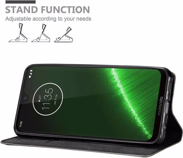 Productafbeelding Cadorabo Boek Onzichtbare Magneethoes (Motorola Moto G7, Motorola Moto G7 Plus)