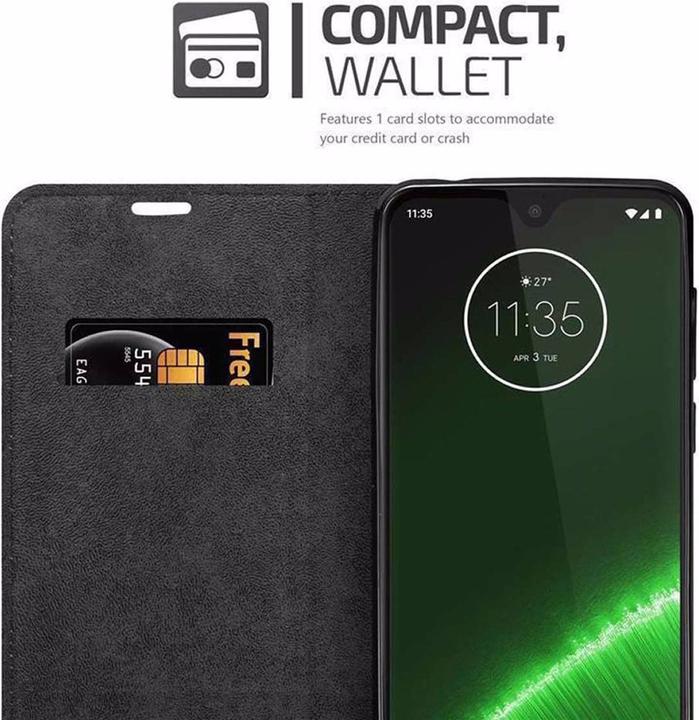 Productafbeelding Cadorabo Boek Onzichtbare Magneethoes (Motorola Moto G7, Motorola Moto G7 Plus)
