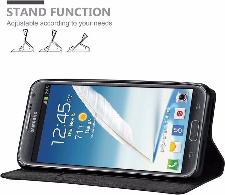 Productafbeelding Cadorabo Boek Onzichtbare Magneethoes (Samsung Galaxy Note 2)