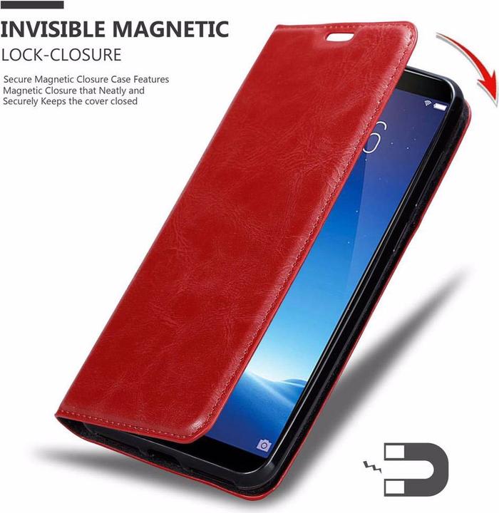 Actual product image Cadorabo Book Invisible Magnet Cover (Vivo Y71)