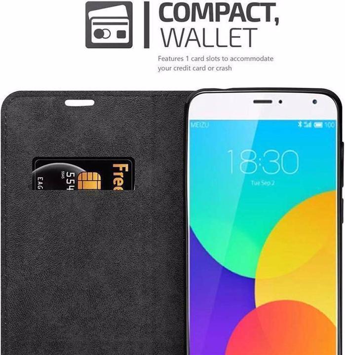 Productafbeelding Cadorabo Boek Onzichtbare Magneethoes (Meizu MX4)