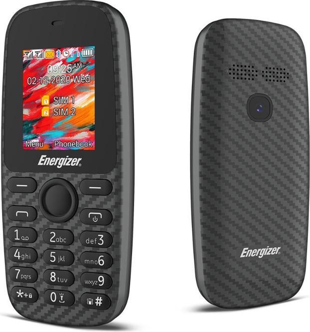 Actual product image Energizer E2 – Telefon 32 MB RAM 32 MB 2G Dual Sim EU (Schwarz) (1.77")