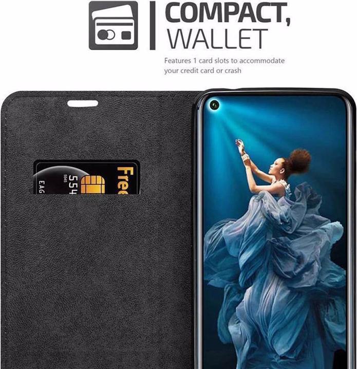 Productafbeelding Cadorabo Boek Onzichtbare Magneethoes (TCL 20S, Huawei Nova 5T, LG K20)