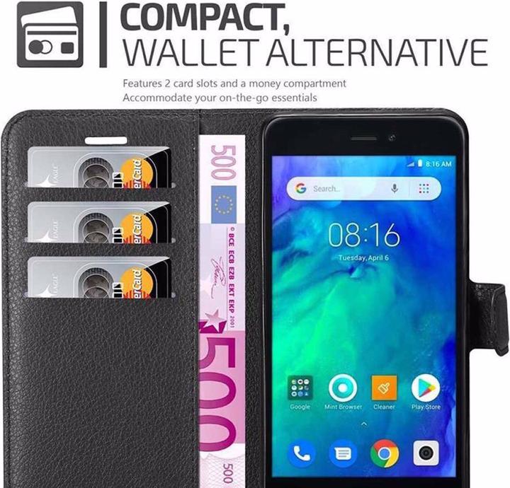 Produktbild Cadorabo Book mit Standfunktion Cover (Xiaomi Redmi Go)