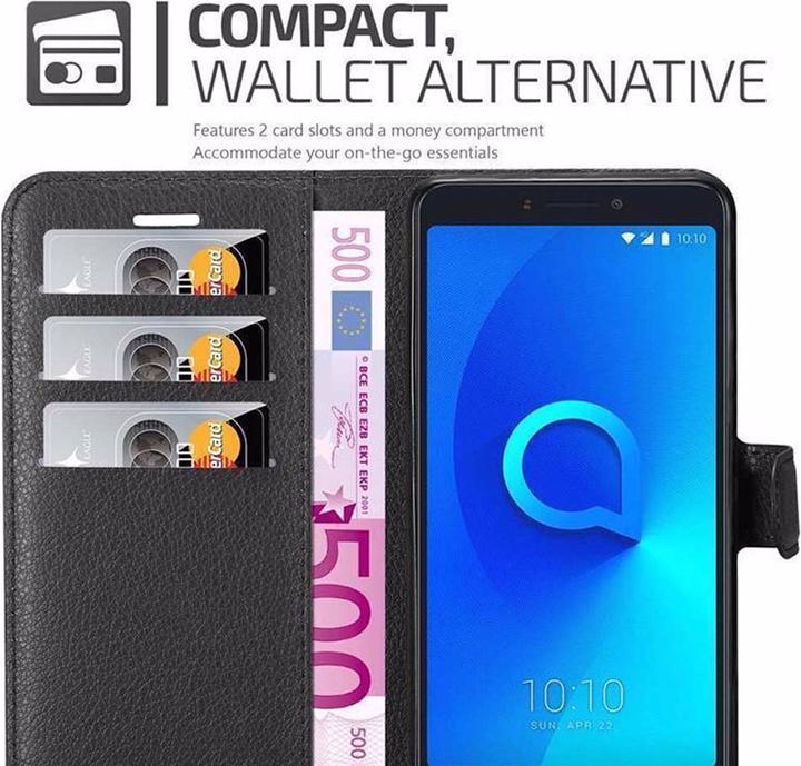 Produktbild Cadorabo Book mit Standfunktion Cover (Alcatel 3C)
