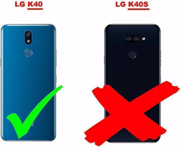 Productafbeelding Cadorabo Boek Onzichtbare Magneethoes (LG K40)