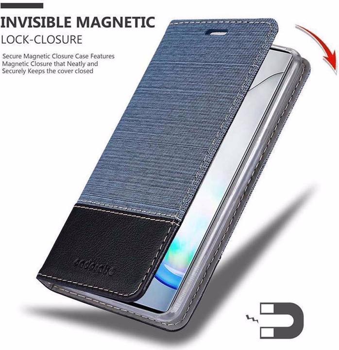 Produktbild Cadorabo Book Jeans Optik Cover (Samsung Galaxy Note 10)