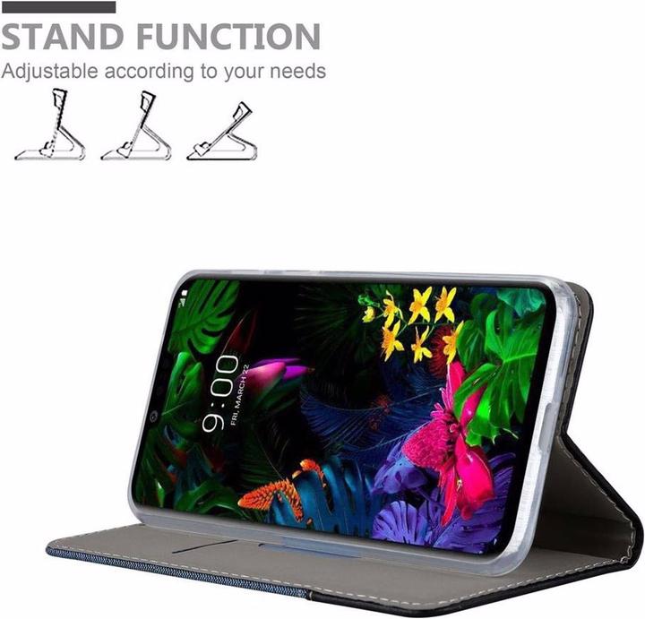 Produktbild Cadorabo Book Jeans Optik Cover (LG G8)