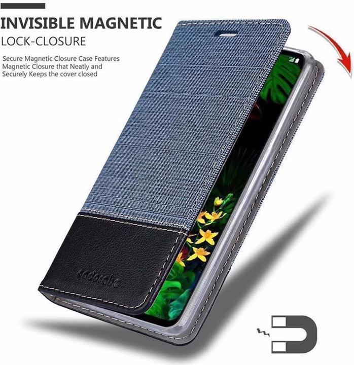Produktbild Cadorabo Book Jeans Optik Cover (LG G8)