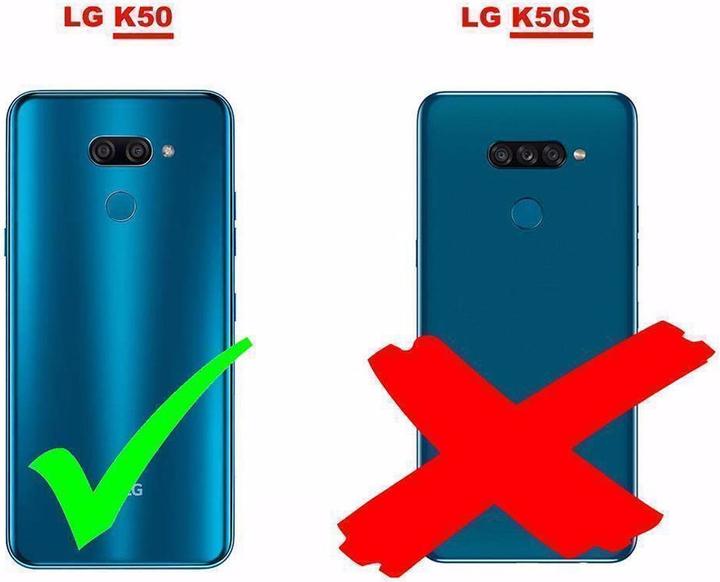 Productafbeelding Cadorabo Boek Onzichtbare Magneethoes (LG K50)