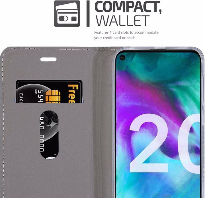 Produktbild Cadorabo Book Jeans Optik Cover (TCL 20S, LG K20, Huawei Nova 5T)