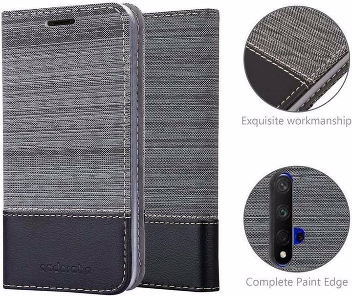 Produktbild Cadorabo Book Jeans Optik Cover (TCL 20S, LG K20, Huawei Nova 5T)