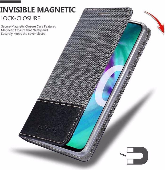 Produktbild Cadorabo Book Jeans Optik Cover (TCL 20S, LG K20, Huawei Nova 5T)