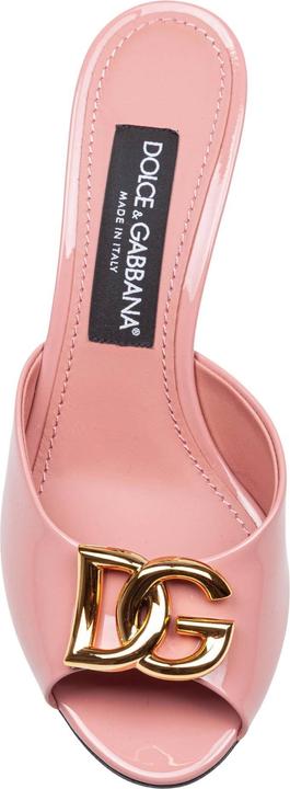 Produktbild Dolce & Gabbana keira sandal in patent leather pink color (38)