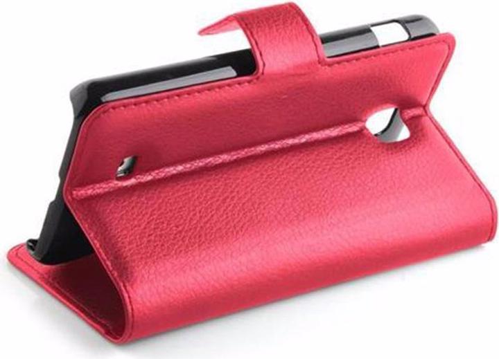 Actual product image Cadorabo Book with stand function cover (LG Lucid 2, LG Optimus F5)