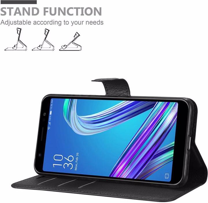 Produktbild Cadorabo Book mit Standfunktion Cover (Asus Zenfone Max Pro (M1))