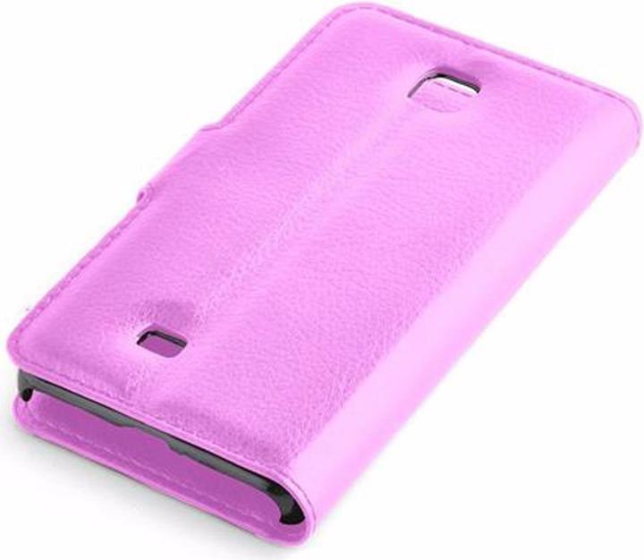 Actual product image Cadorabo Book with stand function cover (LG Optimus F5, LG Lucid 2)