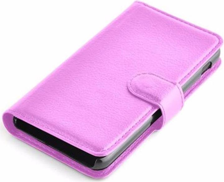 Actual product image Cadorabo Book with stand function cover (LG Optimus F5, LG Lucid 2)